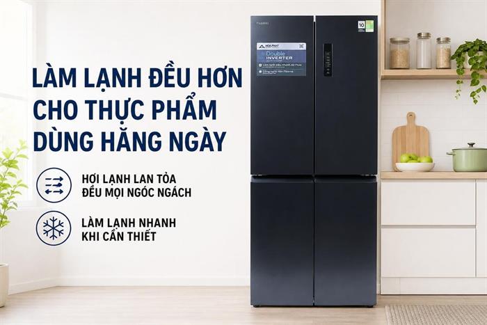 Tủ lạnh Funiki Inverter 503 lít Multi Door HR M8503TB