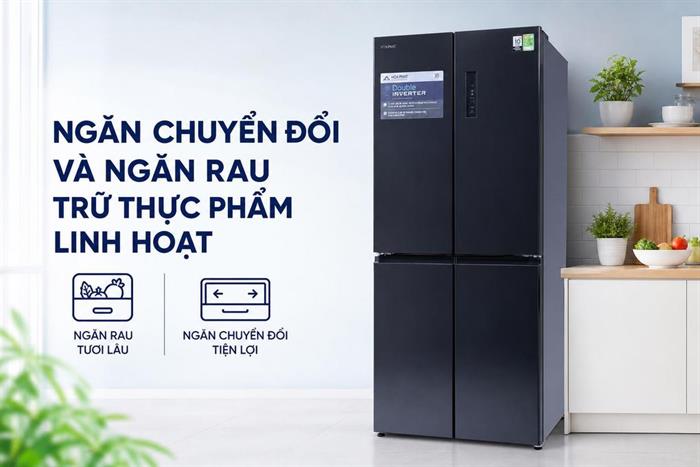 Tủ lạnh Funiki Inverter 503 lít Multi Door HR M8503TB