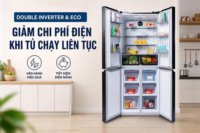Tủ lạnh Funiki Inverter 503 lít Multi Door HR M8503TB