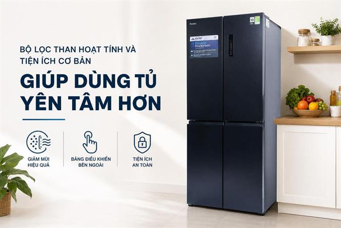 Tủ lạnh Funiki Inverter 503 lít Multi Door HR M8503TB