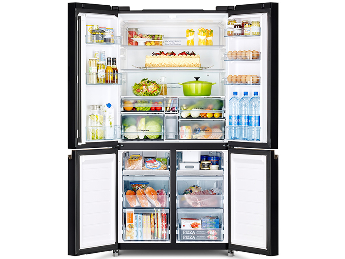 Tủ lạnh Hitachi Inverter 645 lít Multi Door R-WB700PGV4 GBK