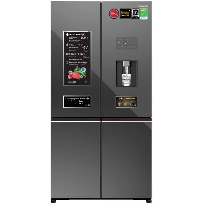 Tủ Lạnh Panasonic Inverter 621 Lít PRIME+ Edition NR-XY680YHHV