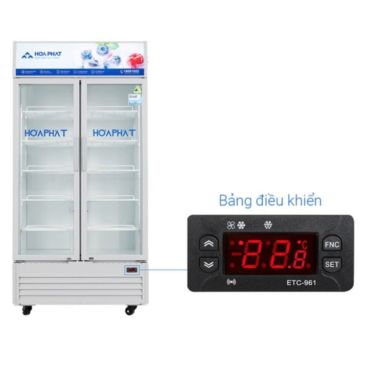 Tủ mát 2 cánh Hòa Phát 723 lít HSR D6723