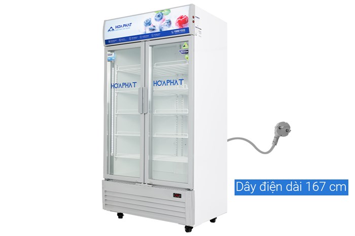Tủ mát 2 cánh Hòa Phát Inverter 812 lít HSR D8812