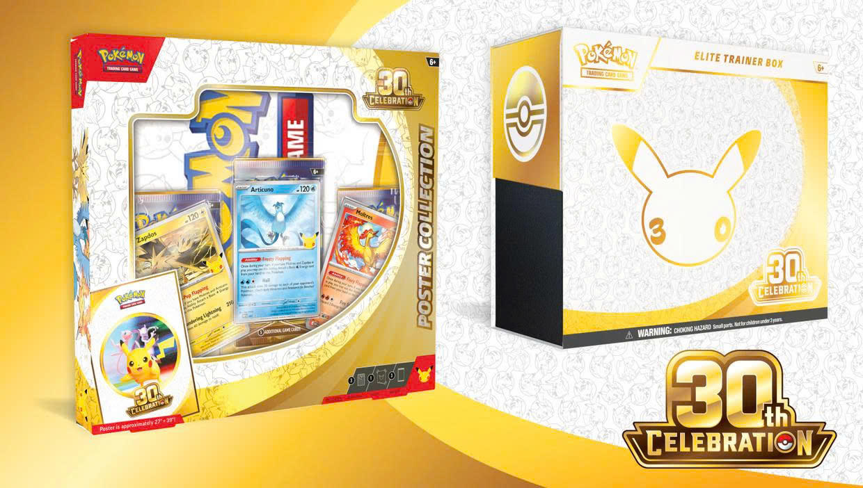 Pokémon TCG: 30th Celebration – Giới thiệu các sản phẩm