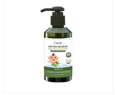 Dầu tắm gội em bé Coboté 170ml (Nourish & Care Top To Toe Wash)