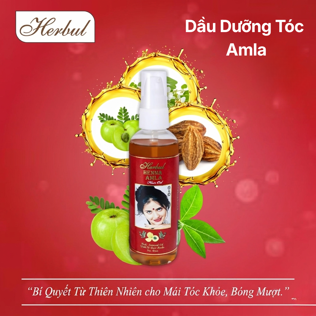 Dầu dưỡng tóc Herbul Henna Amla Oil 100ml