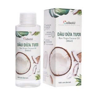 Dầu dừa tươi đa năng Coboté 100ml (RawVirgin Coconut Oil)