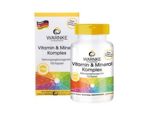 Viên uống Tổng hợp 18 Loại Vitamin Vitamin & Mineral Warnke Komplex