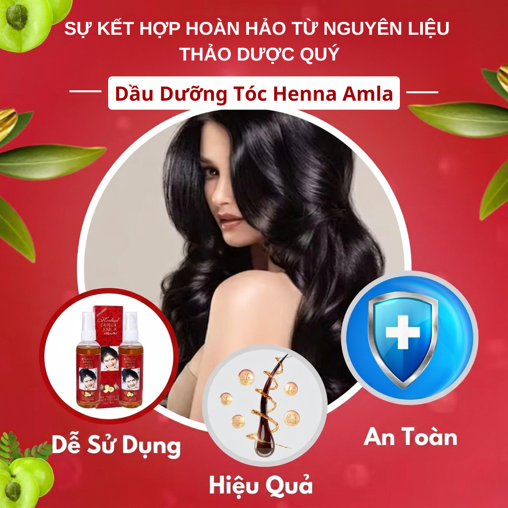 Dầu dưỡng tóc Herbul Henna Amla Oil 100ml