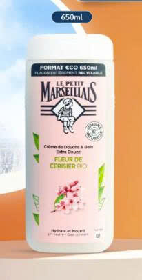 Sữa tắm Le Petit Marseillais chiết xuất hoa anh đào 650ml