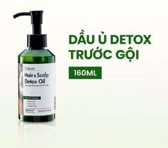 Dầu ủ dưỡng sinh trước gội Coboté 160ml (Hair & Scalp Detox Oil)