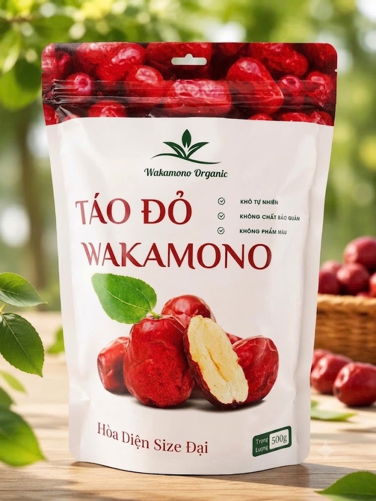 Táo Đỏ Hòa Điền Wakamono Organic - Size Đại
