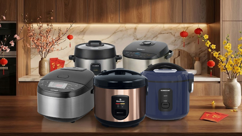 Top 07 nồi cơm điện nấu cơm ngon giá tốt nên mua dịp Tết 2026 cho gia đình yêu thương của bạn