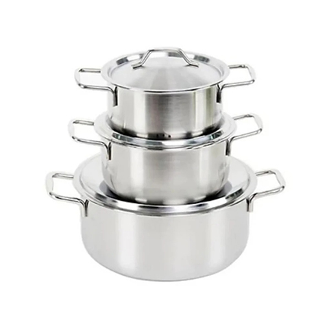 Bộ 3 nồi Inox 1 đáy Rainy