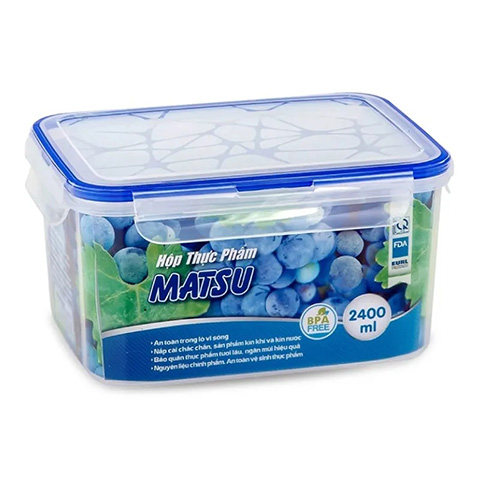 Hộp thực phẩm chữ nhật Duy Tân