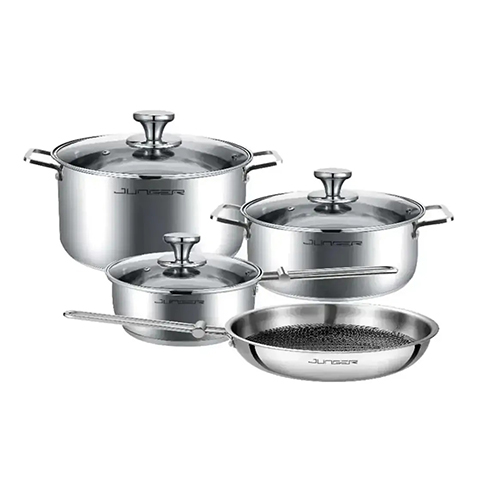 Bộ nồi Inox 304 cao cấp 7 món Junger