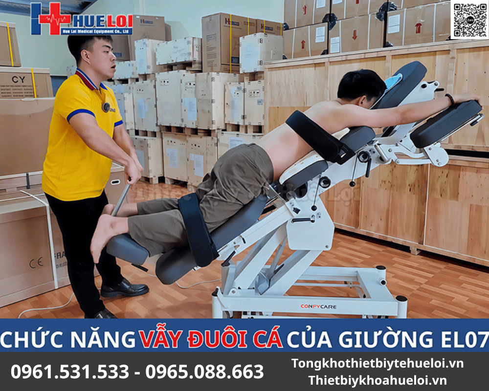 giường tác động cột sống
