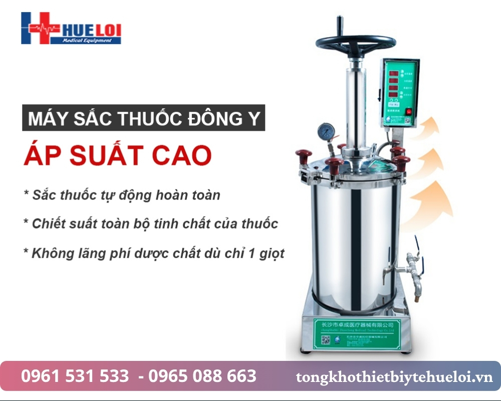 máy sắc thuốc công suất cao
