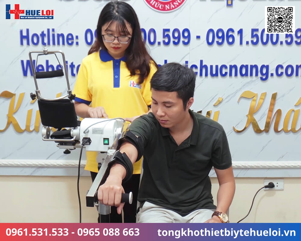 máy CPM tập phục hồi chức năng khớp vai và khớp khuỷu