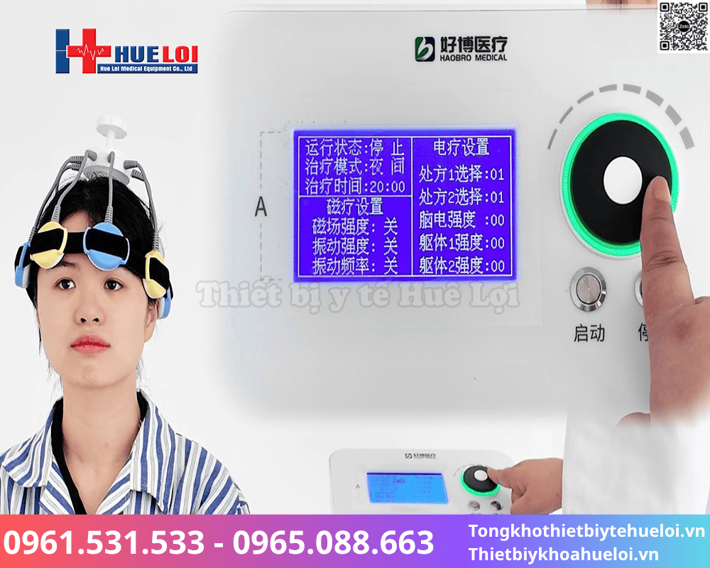 máy kích thích điện từ trường xuyên sọ