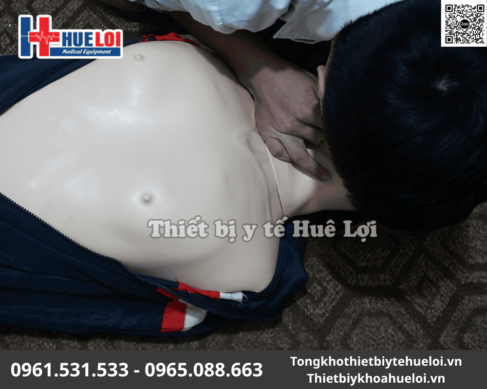 mô hình ép tim thổi ngạt