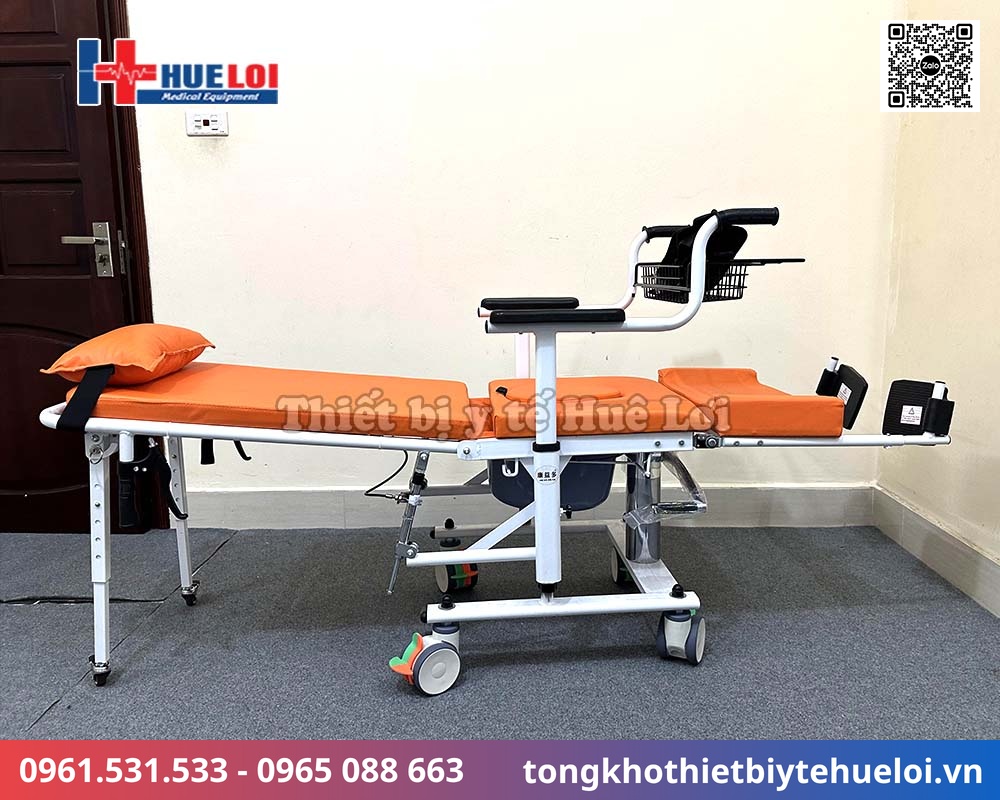 xe lăn ngả nằm 180 độ