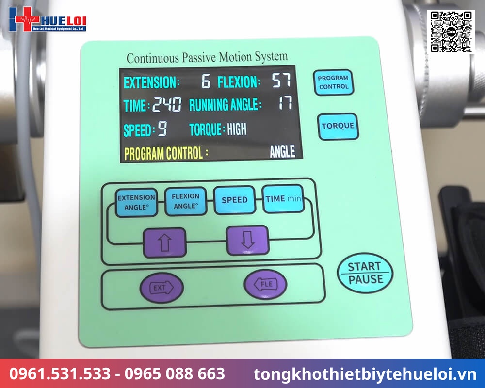 máy CPM tập phục hồi chức năng khớp vai và khớp khuỷu