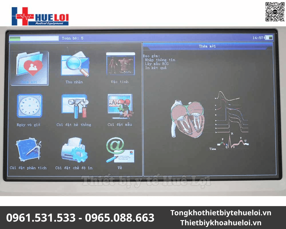 máy điện tâm đồ 6 kênh