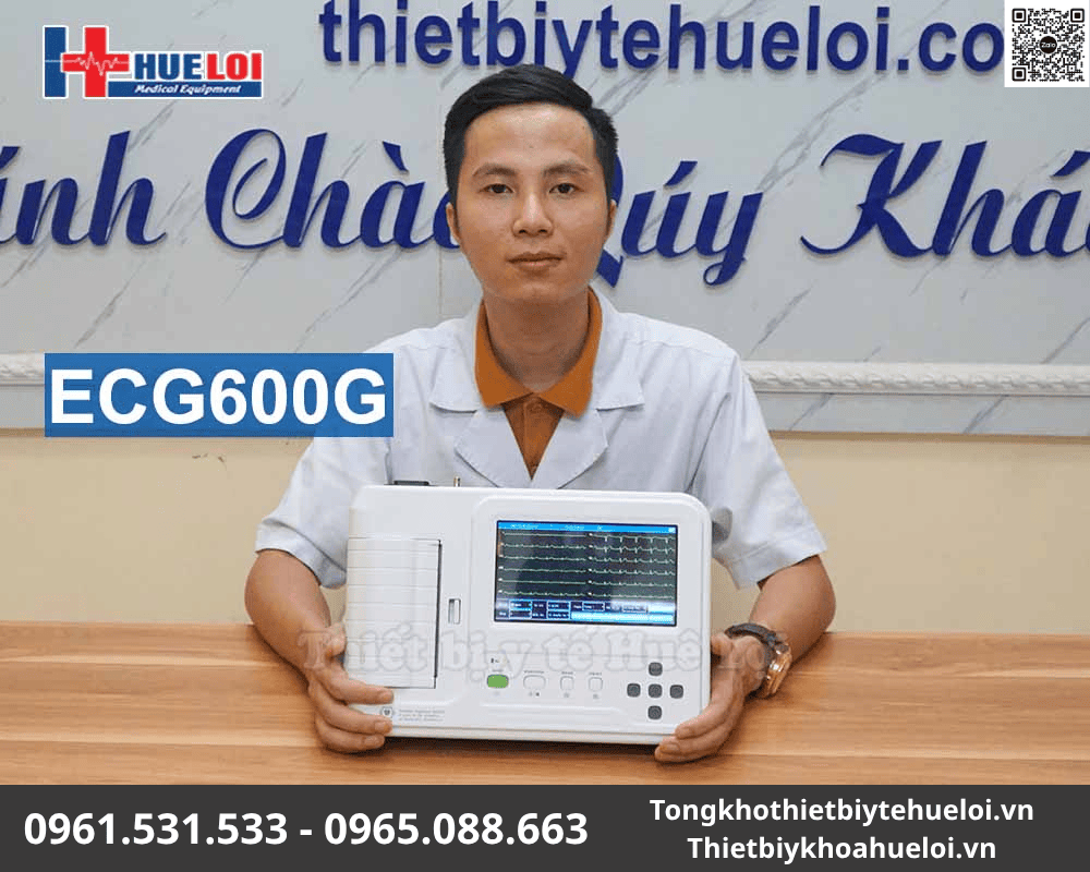 máy điện tim 6 kênh