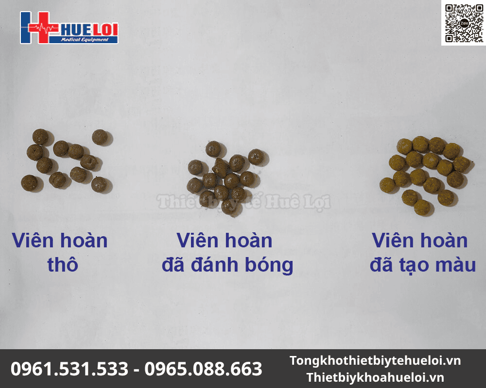 máy đánh bóng, tạo màu viên hoàn