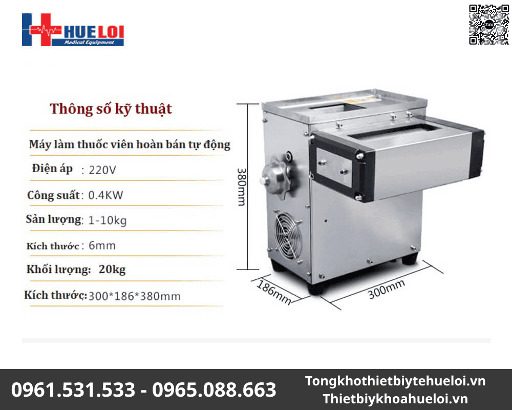 máy tạo viên thuốc đông y