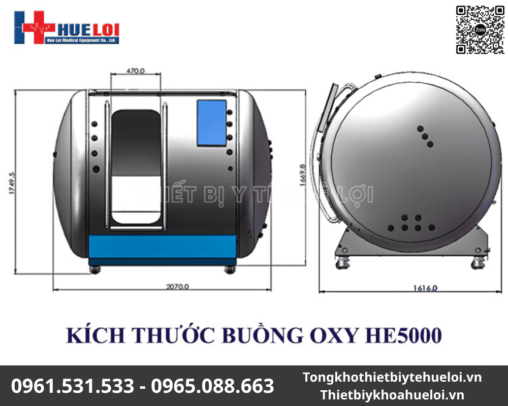buồng oxy cao áp 2.0 ATA