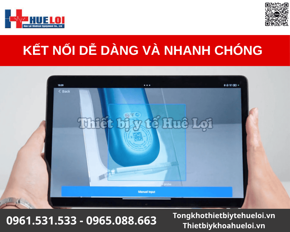 siêu âm kết nối điện thoại