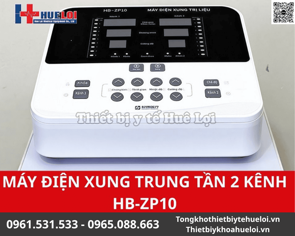 máy điện xung giao thoa 2 kênh