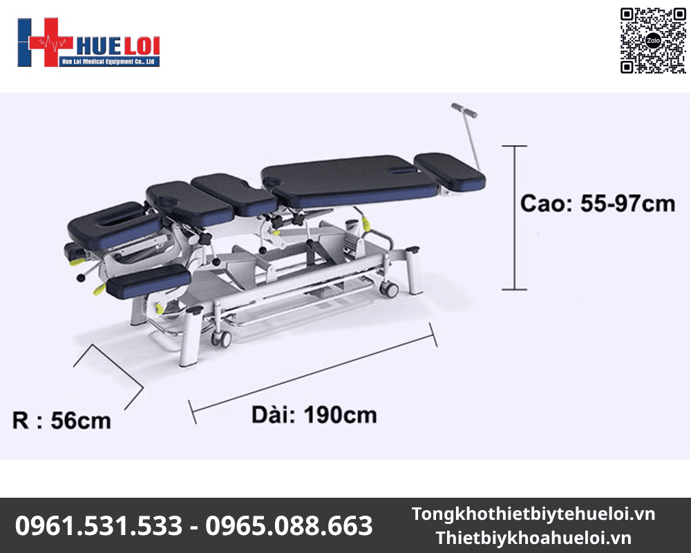 bàn nắn chỉnh cột sống