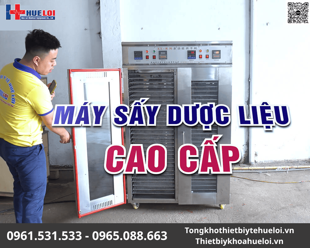 tủ sấy khô dược liệu