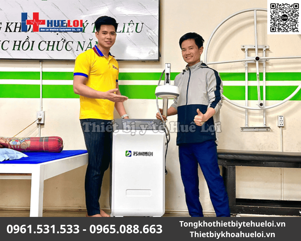 máy vi sóng trị liệu cáo cấp