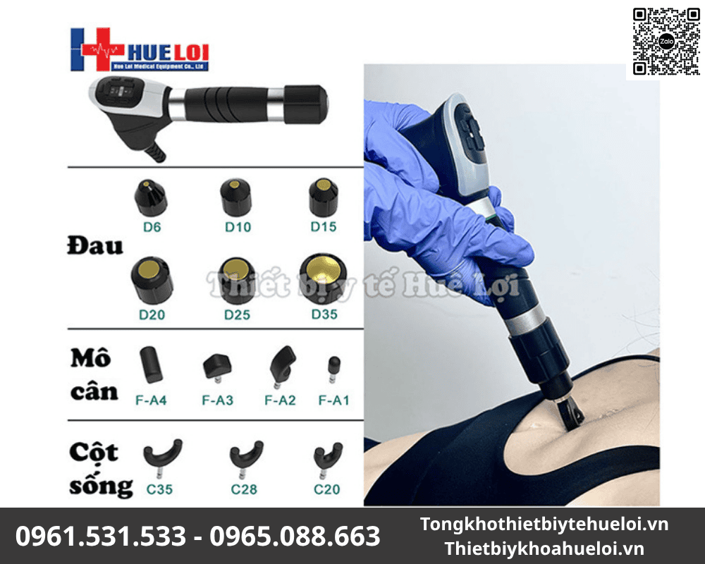 đầu bắn máy xung kích