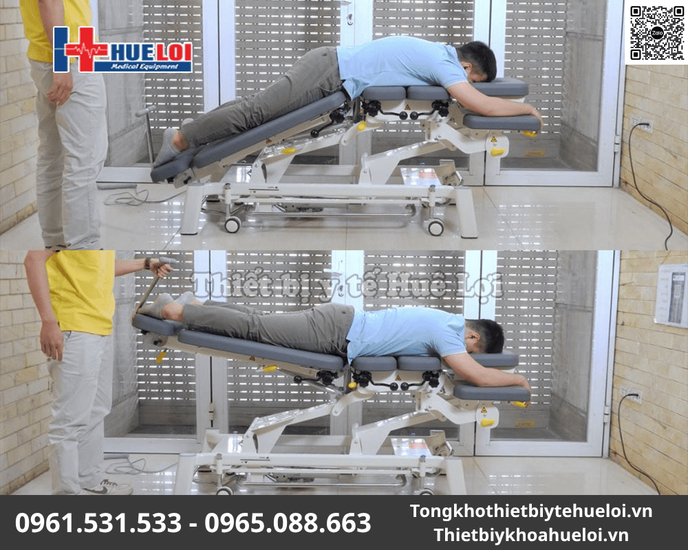 bàn tác động nắn chỉnh cột sống