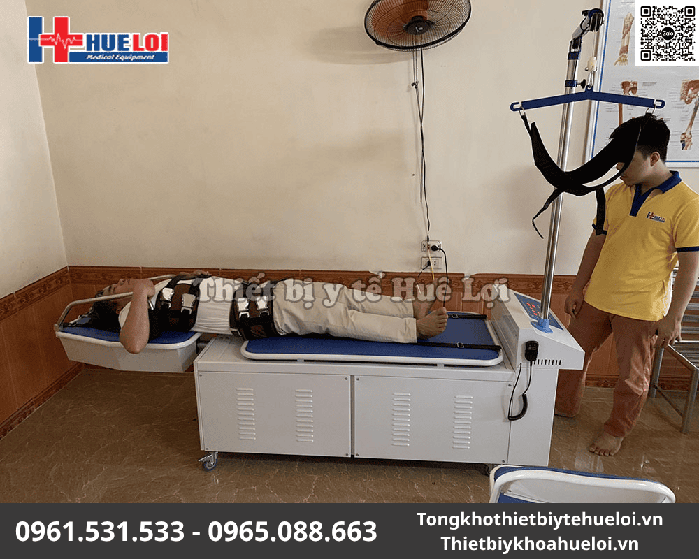 máy kéo giãn cột sống