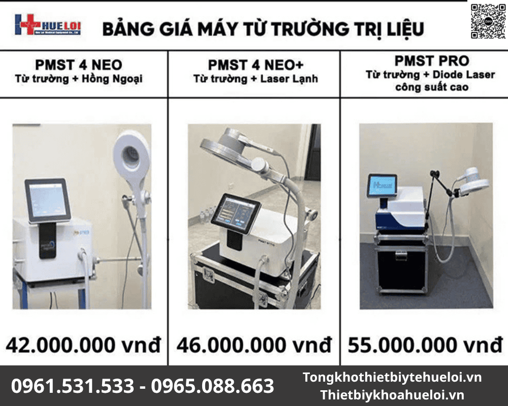 bảng giá máy từ trường