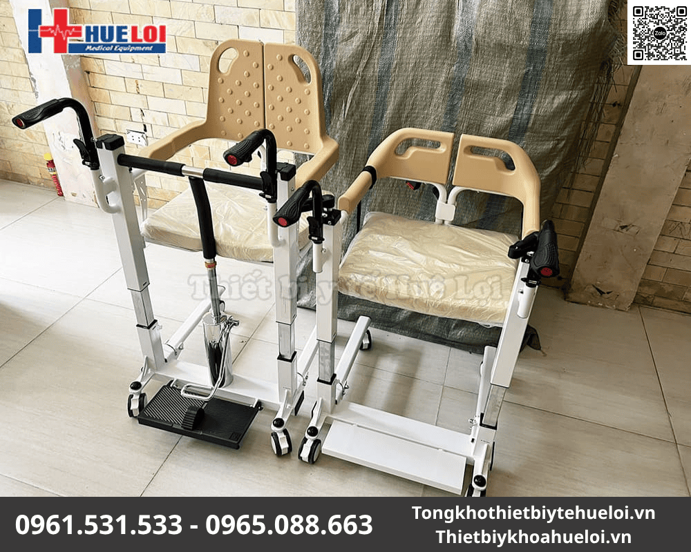 xe lăn ghép 2 mảnh