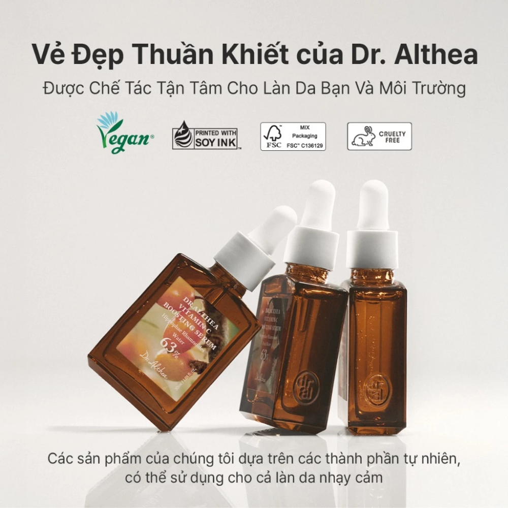Tinh chất dưỡng sáng, mờ thâm Dr.Althea Vitamin C Boosting Serum 30ml