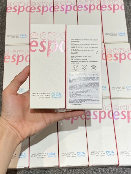 Kem chống nắng Espoir Water Splash Cica Tone Up Sun Cream SPF50+ PA++++ 60ml
