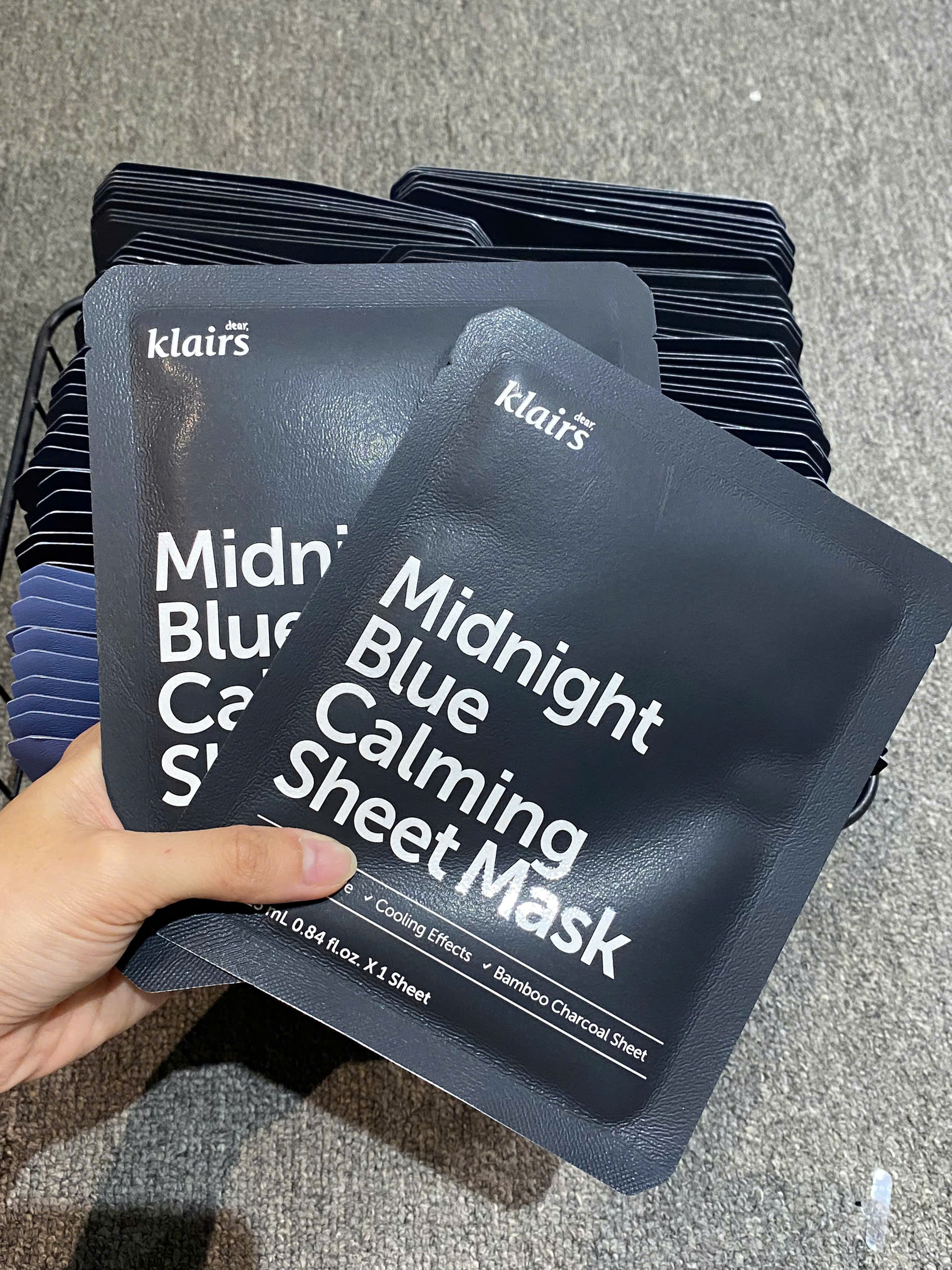 Mặt nạ KLAIRS Midnight Blue Calming Sheet Mask 25ml