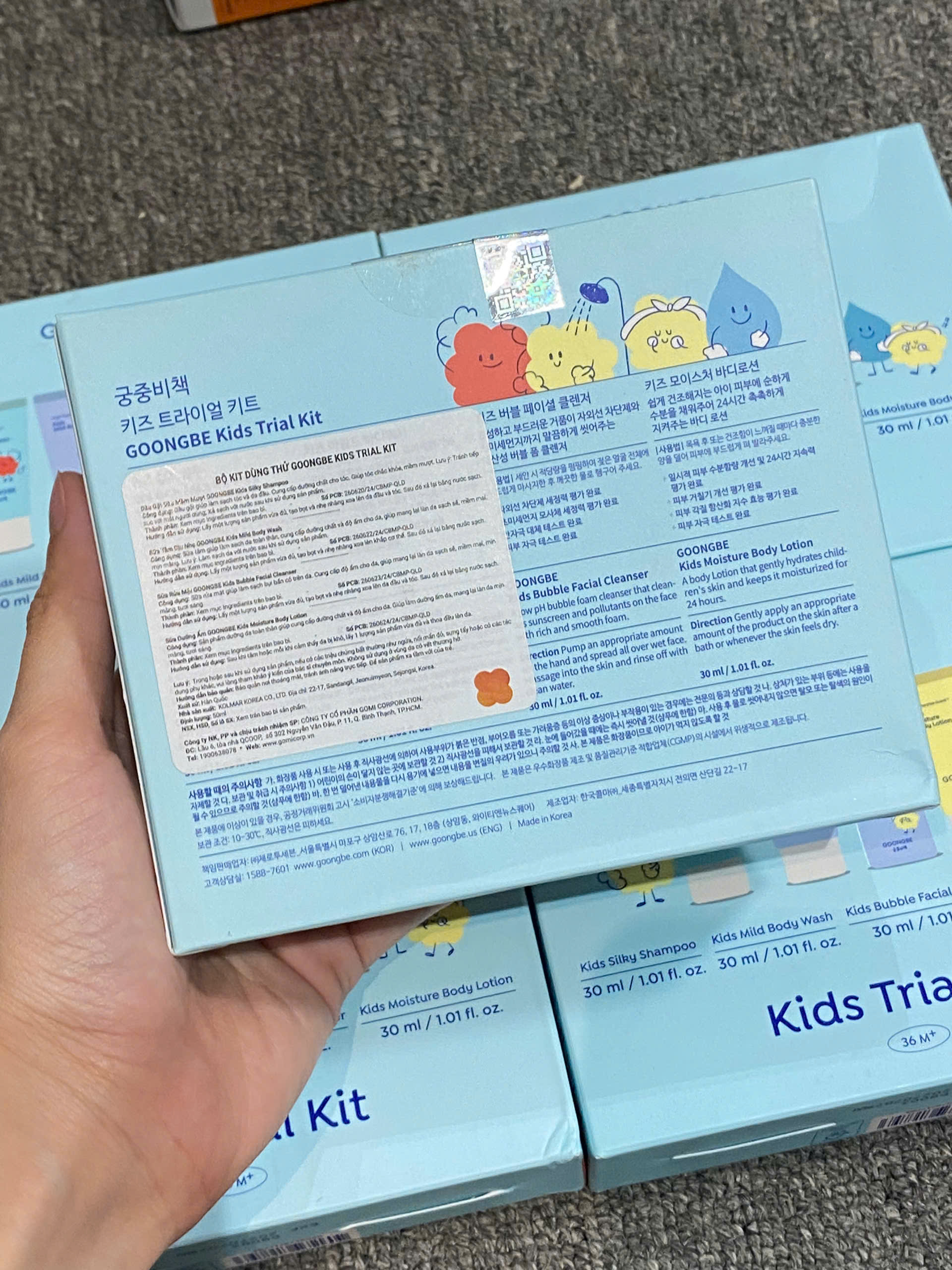 Bộ Kit Dùng Thử Cho Bé Từ 36 Tháng GOONGBE Kids Trial Kit