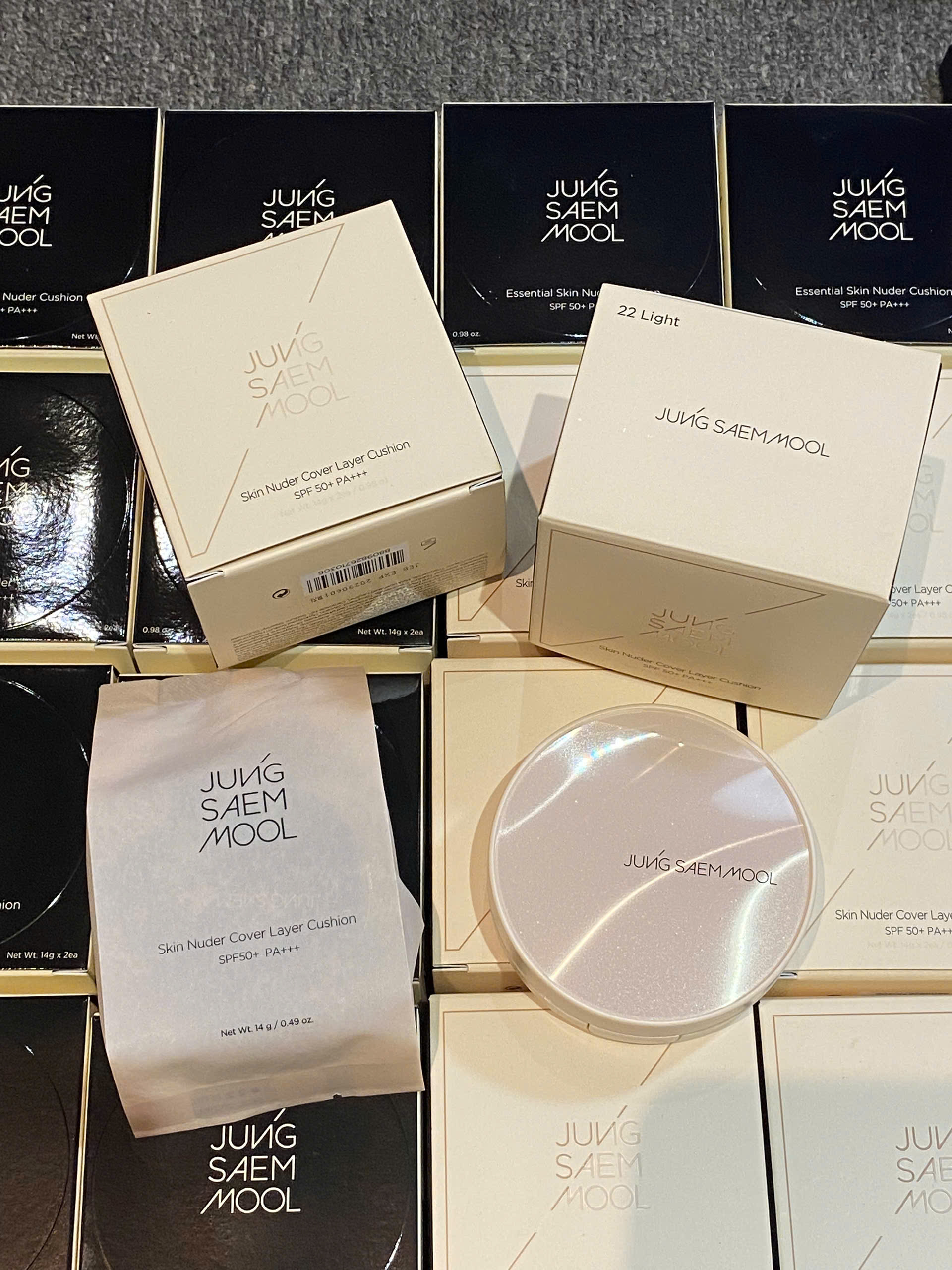 Phấn nước Jung Saem Mool Skin Nuder Cover Layer Cushion 15g (Kèm lõi thay thế)