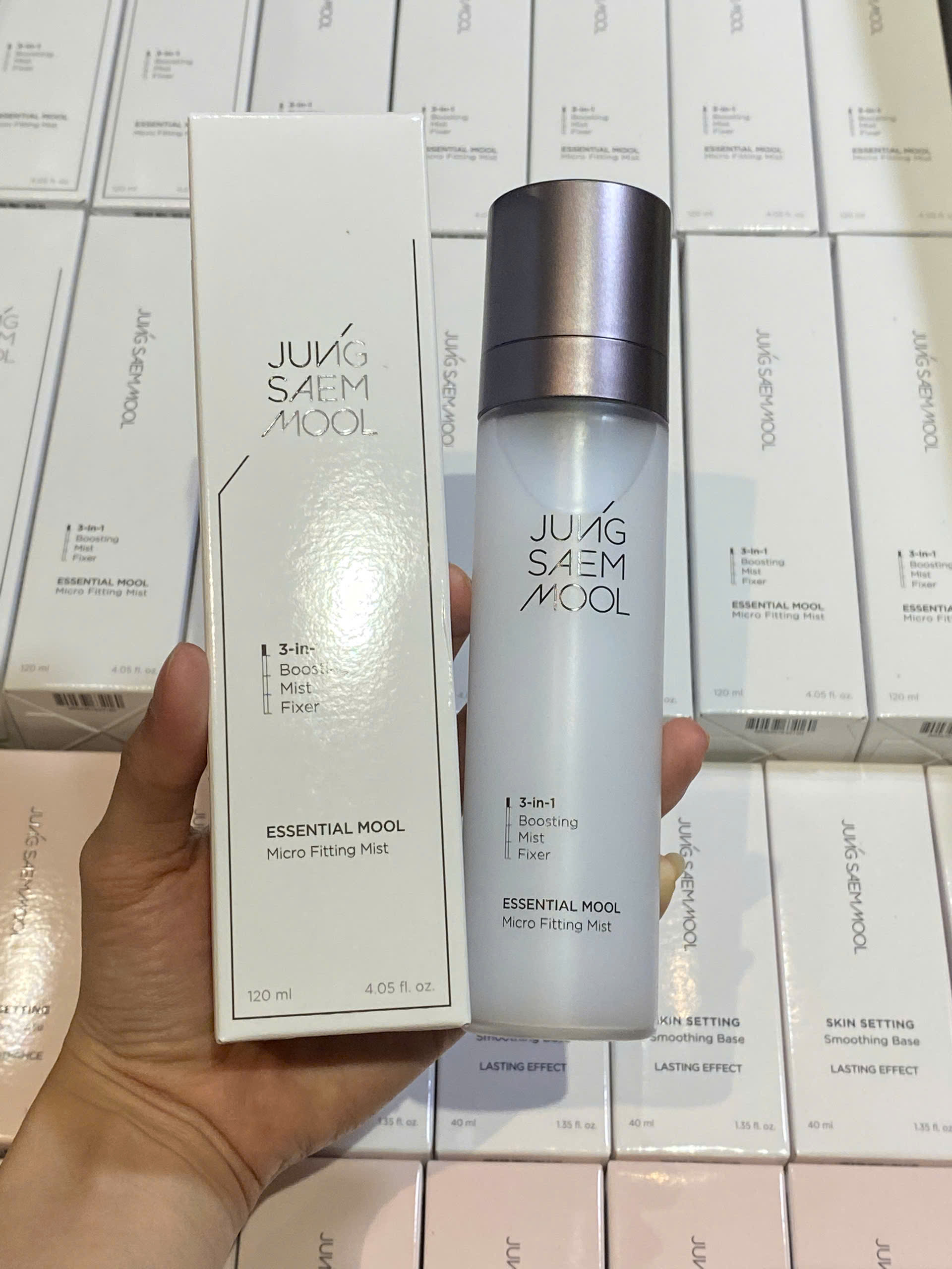 [MẪU CŨ] Xịt khoá nền Jung Saem Mool Essential Mool Micro Fitting Mist