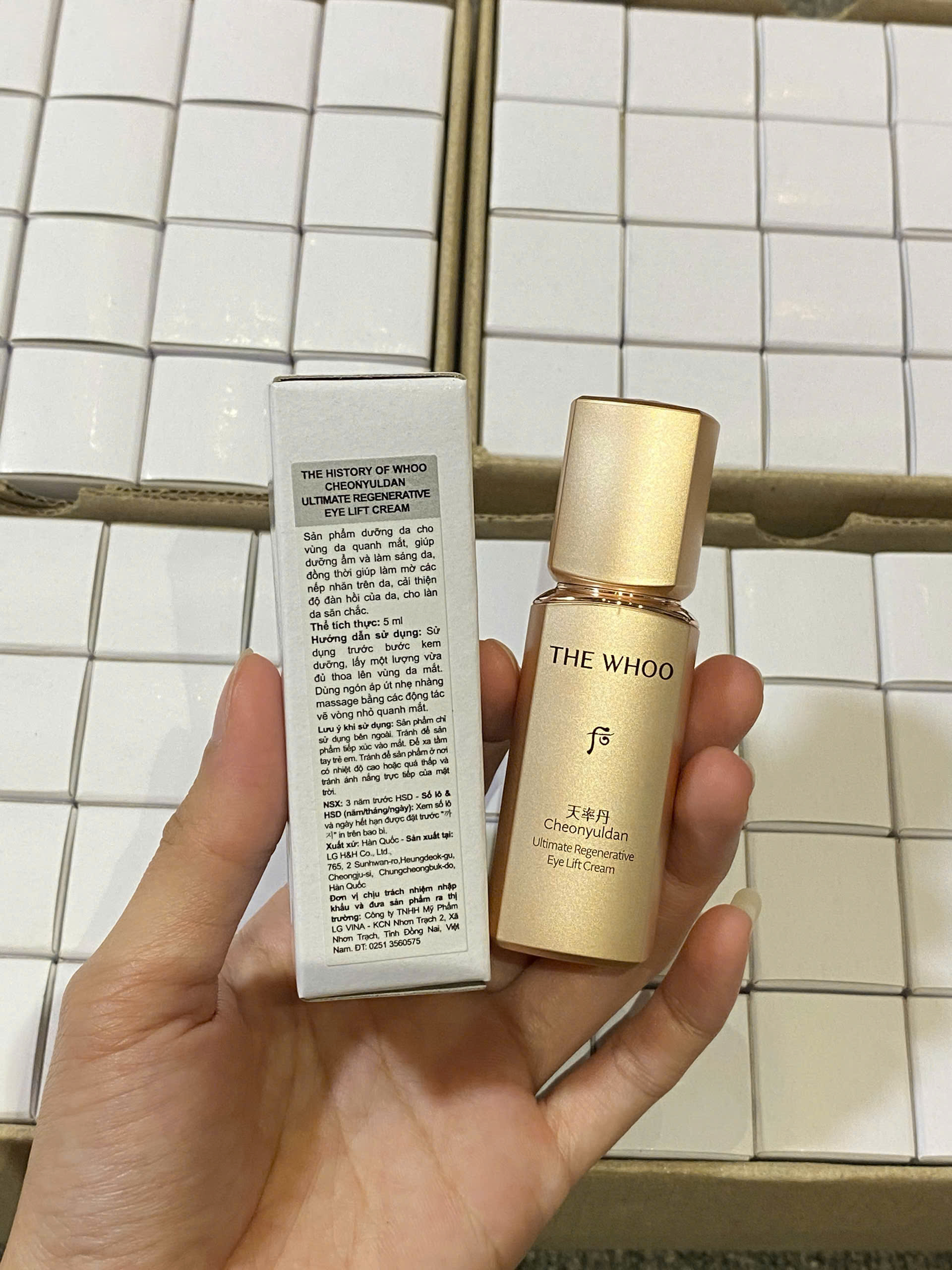 Kem Dưỡng Da Mắt The Whoo Cheonyuldan Ultimate Regenerative Eye Lift Cream